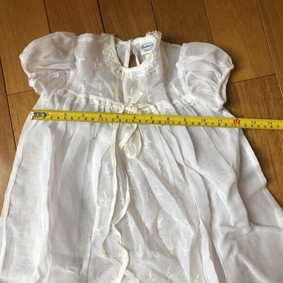 MADONNA Baby Christening Gown 6-12M LOT 4 - Picture 6 of 8